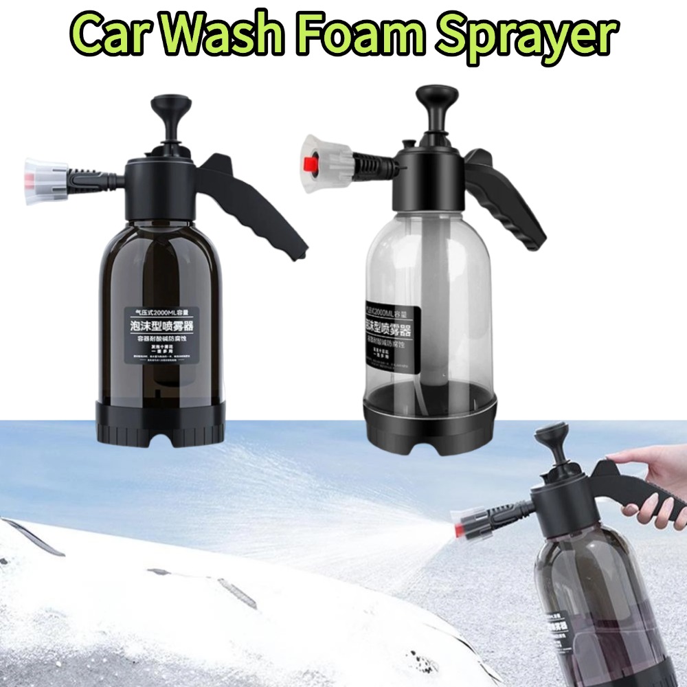 Foam Cannon Car Wash - Autowasfoamsproeiers 2L Handpomp Pneumatische Schuimkanonnen Sneeuwschuim