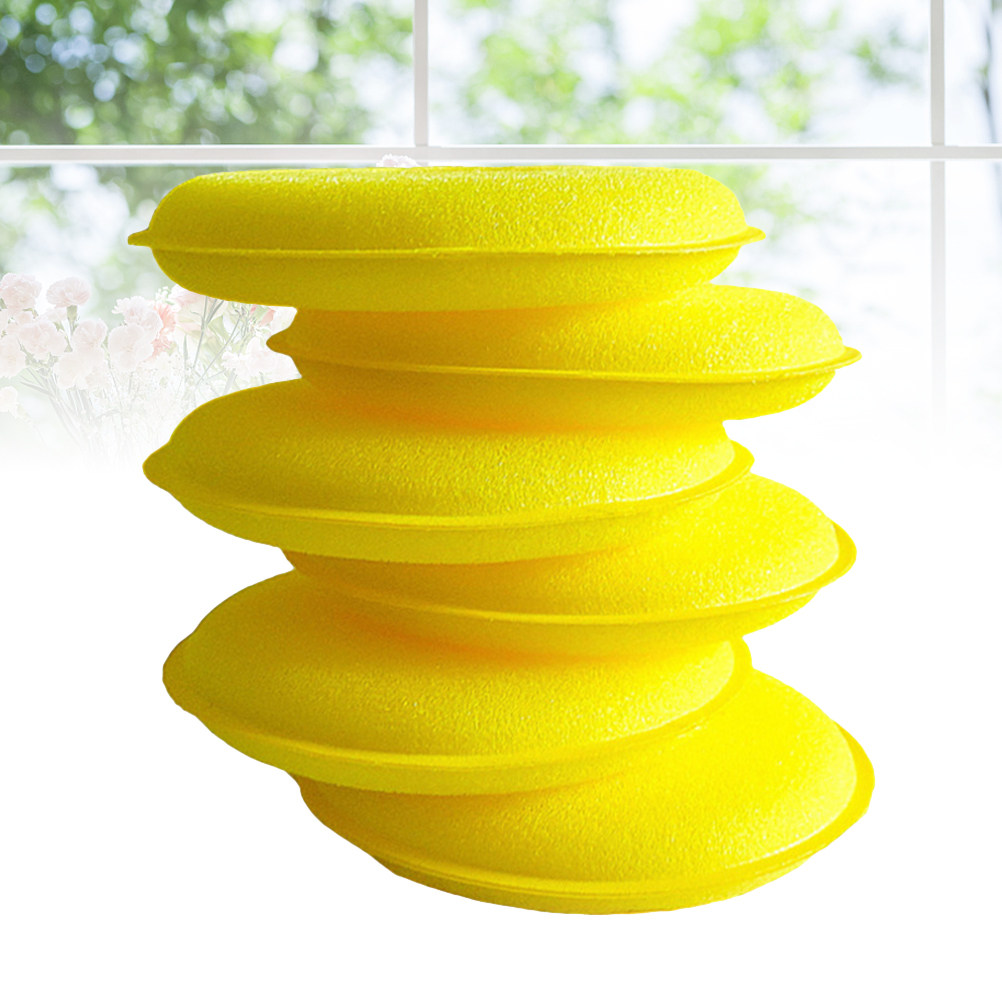 Wax Applicator Pad - 6 stuks autowas- en polijstspons, reinigingsdoek,