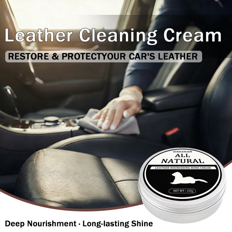 Leather Cleaner Interior - Volledig natuurlijke mink olie lederconditioner 100g