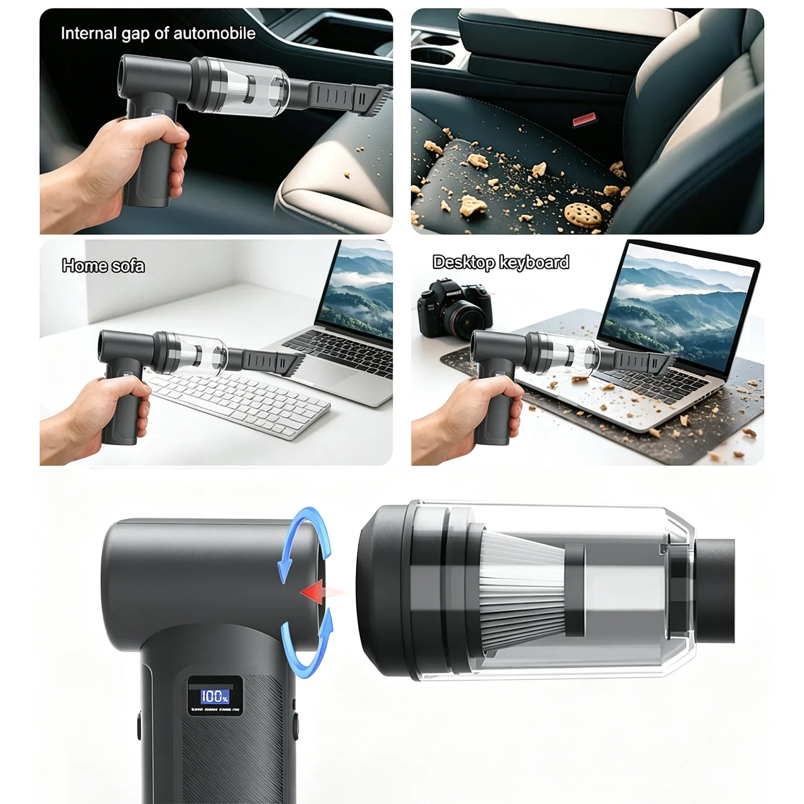 90000RPM Turbo Blower Mini Jet - Dryer Car Blower recensie en prijs