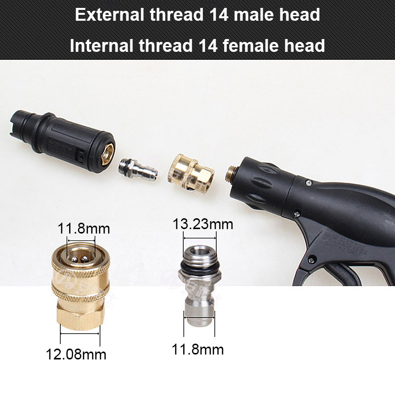 Hogedrukreiniger 1/4 snelkoppe - Pressure Washer Foam Gun recensie en prijs