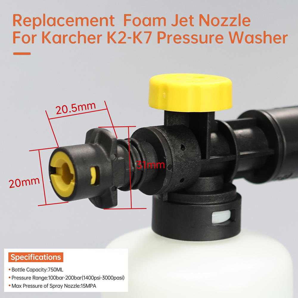 Schuimkanon voor Karcher K2 K3 - Foam Cannon Car Wash recensie en prijs