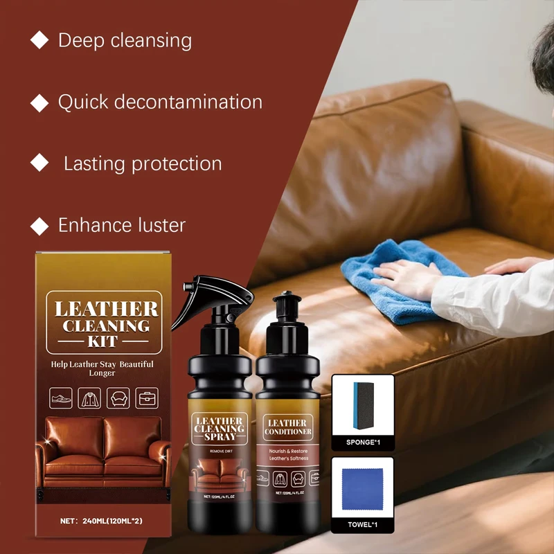 Premium lederreinigingsset voo - Leather Cleaner Interior recensie en prijs